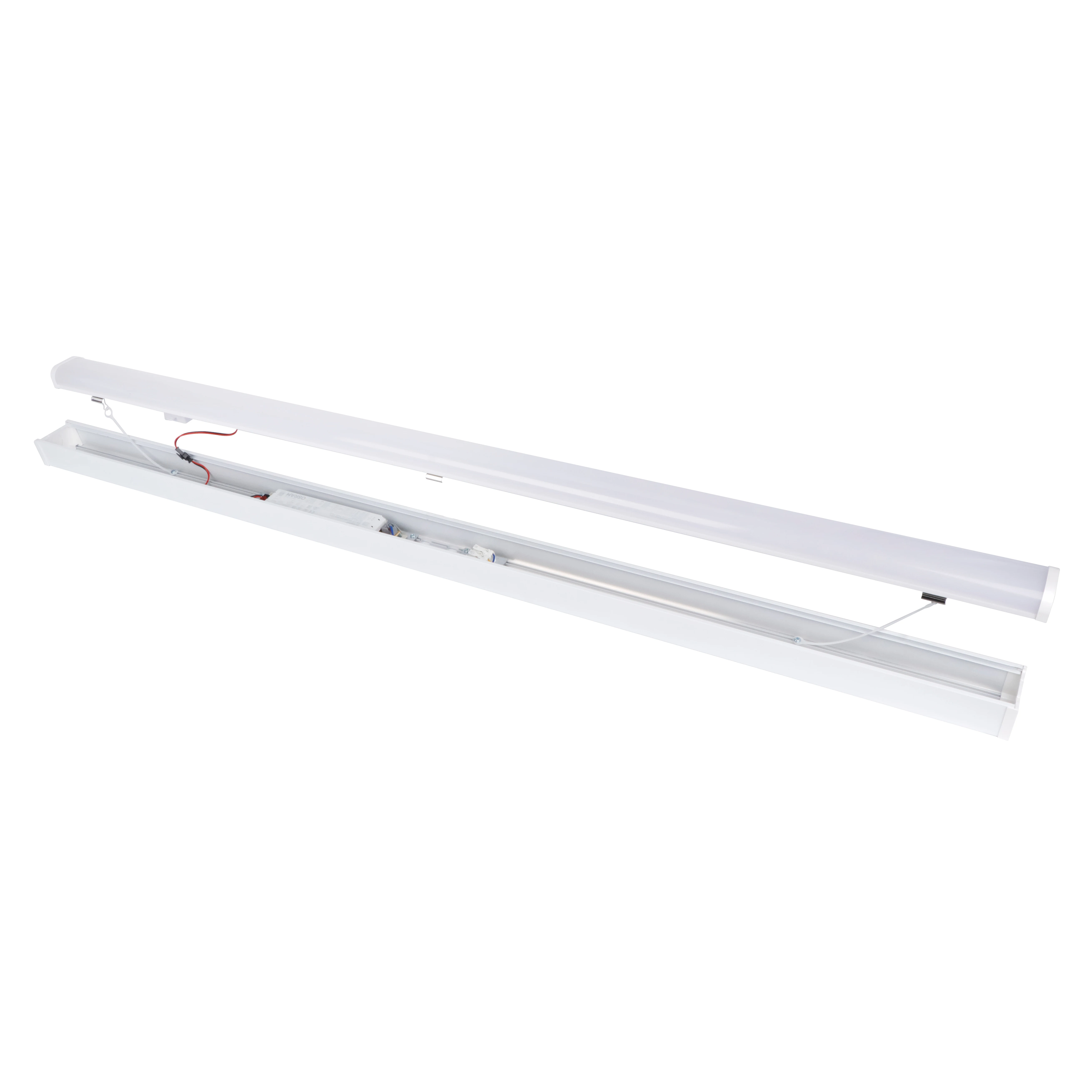 Office meeting room suspension pendant led linear lighting fixture surface mounted 4ft led linear office light anti-glare led