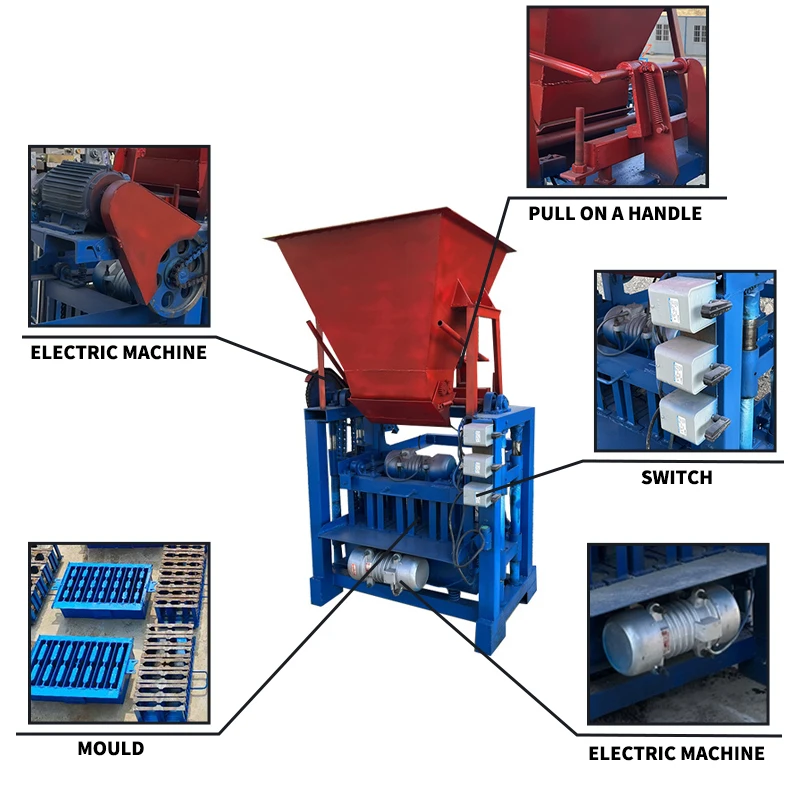 Cement Brick Making Machine Machinery Manual Concrete