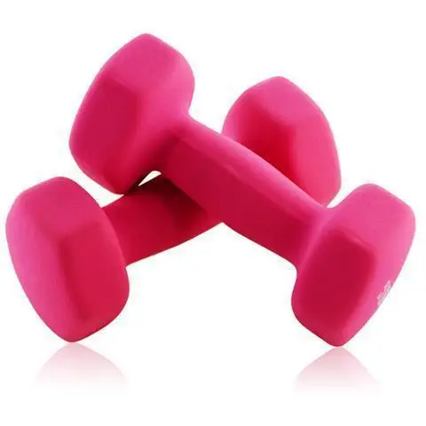 Hot Sale Custom Logo Gym Equipment Fitness Accessories Plastic Coated Dumbbell
