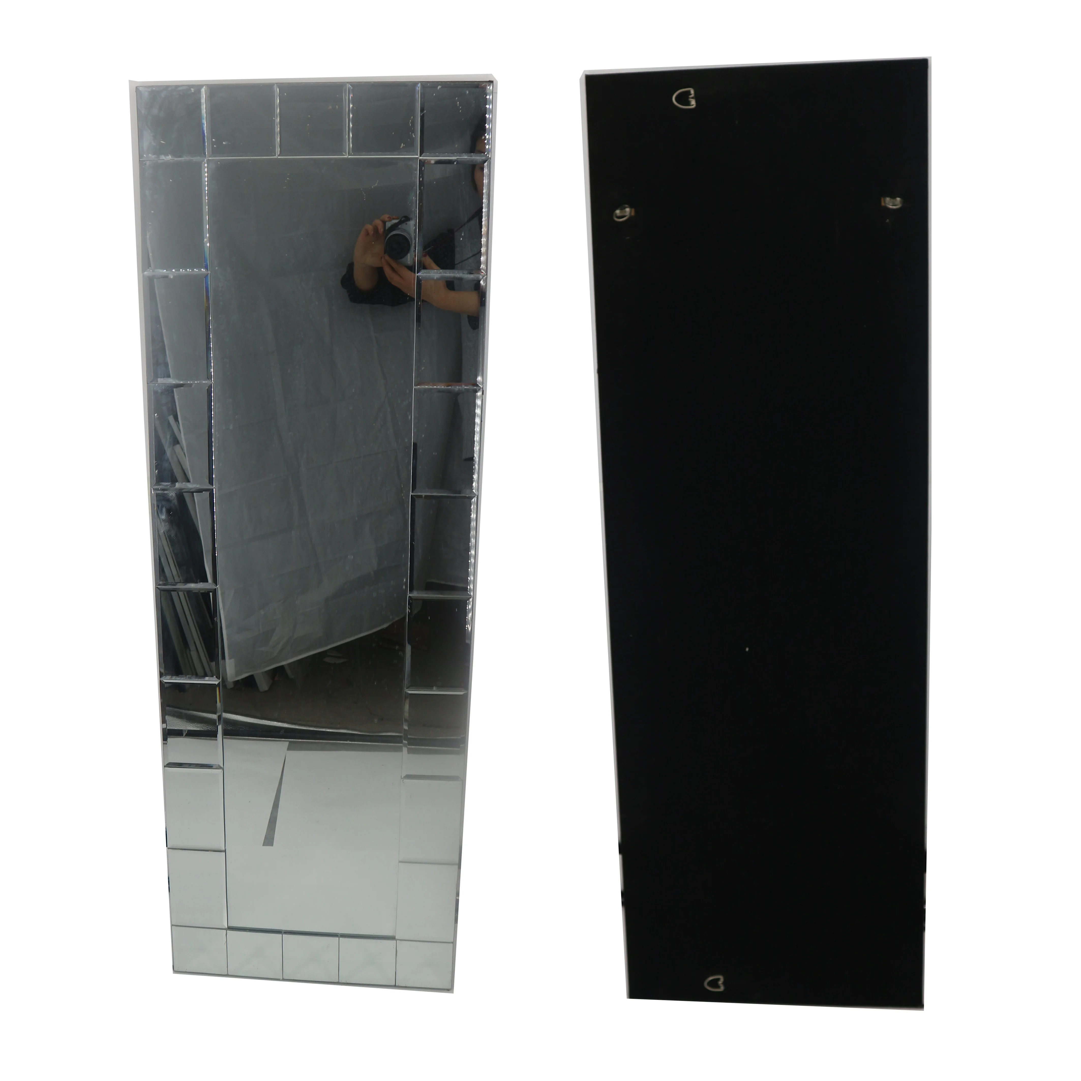 wholesale 40x120cm or customized  full-length frameless mirror spliced composite wall mirror bathroom decoration mirror