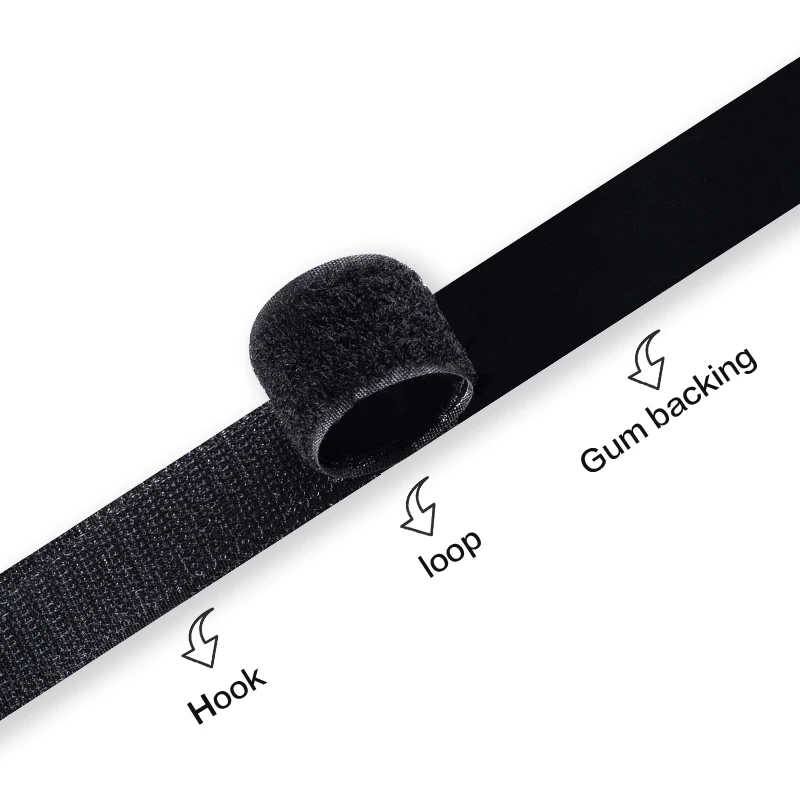 Eco-friendly rectangular hook loop strap hot melt adhesive Trade Assurance S Adhesive Heavy duty glue Hook and Lelfoop