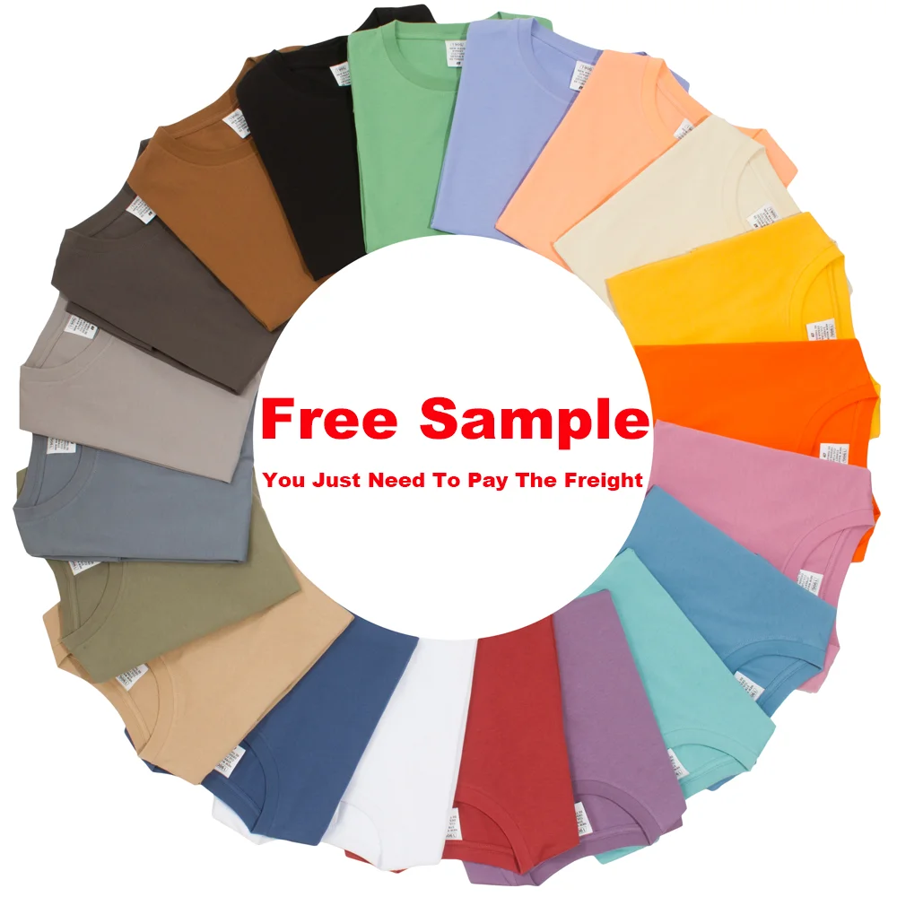 New arrival  premium 100%cotton oversized tshirt custom t shirt plain men t shirts 2021