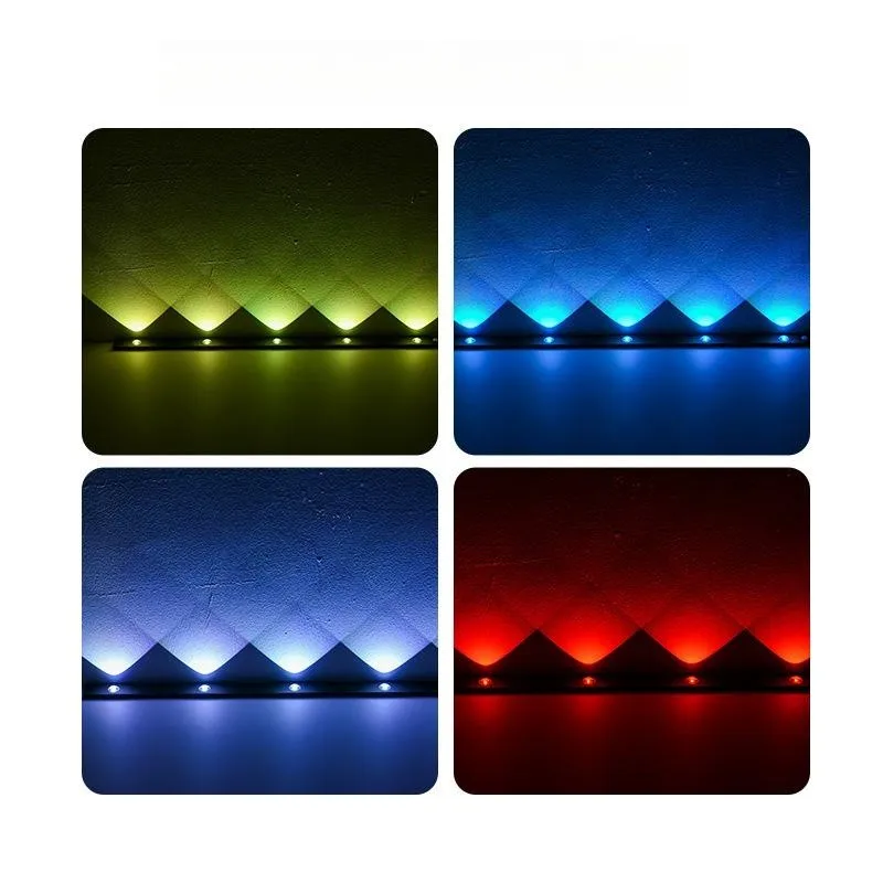 Датчик человеческого тела со светодиодным перезаряжаемым «кошачьим глазом» беспроводное крыльцо винная лампа под шкафом светодиодная