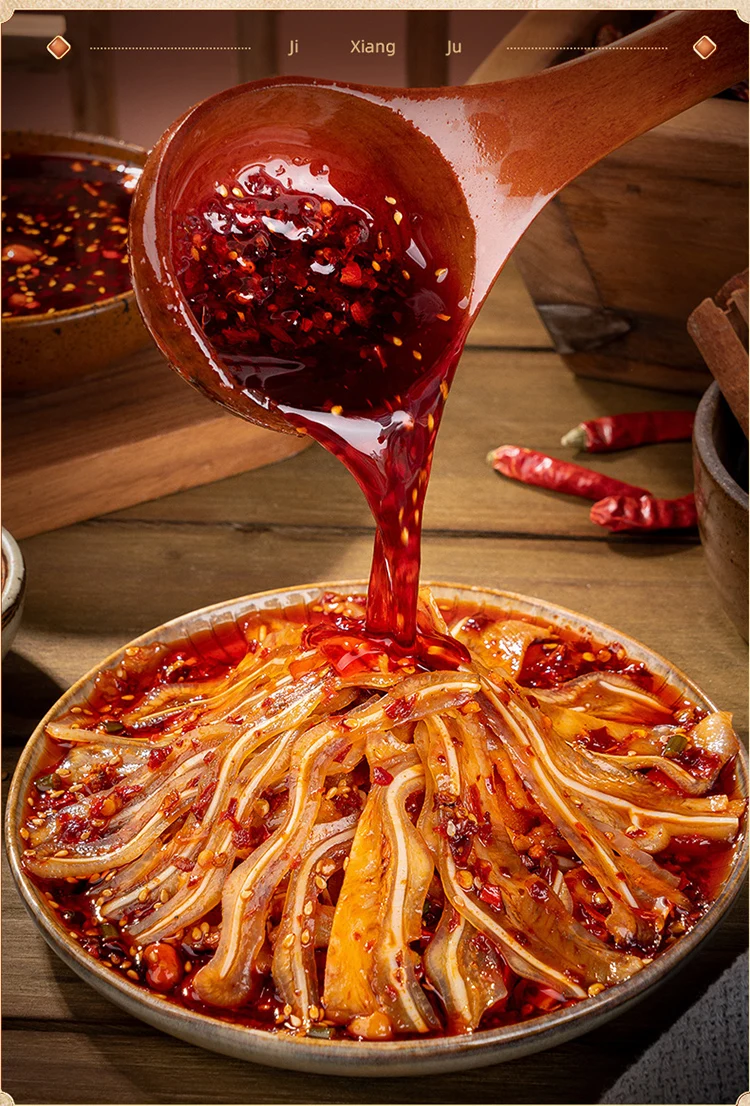 JI XIANG JU Handmade Chili Oil bottle chinese chili sauce