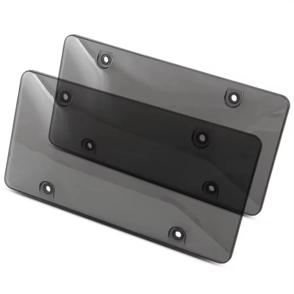 Unbreakable Plastic US Canada Standard Size 6 x 12 Inch Car  License Plate Holder for wall show