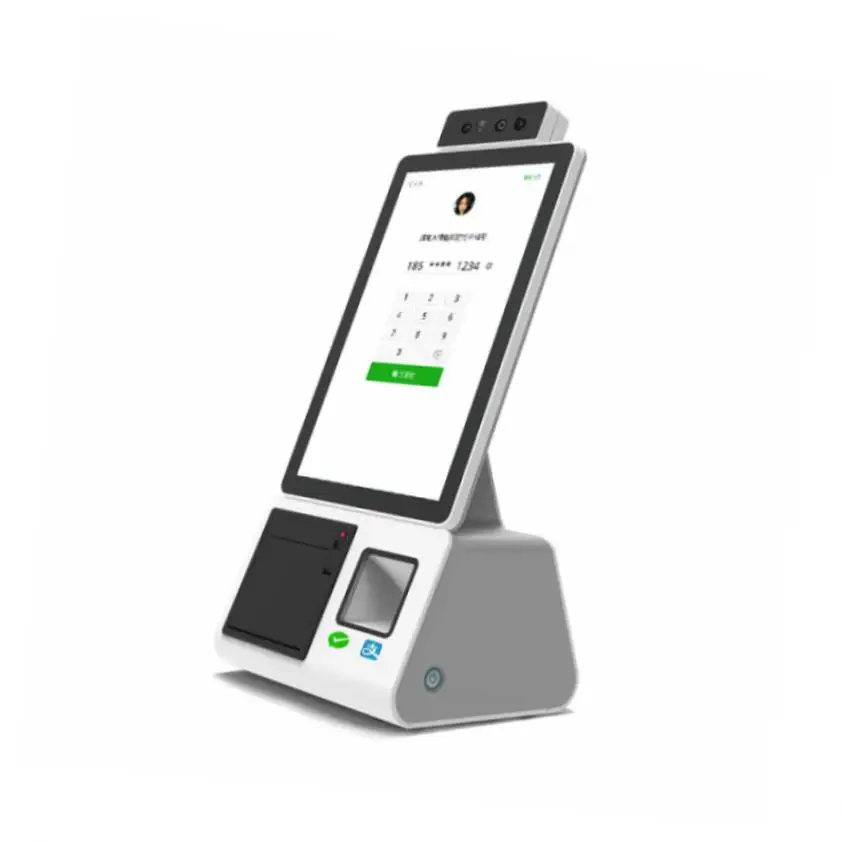 QR code payment supermarket system touch screen pos terminal cashier for restaurant
