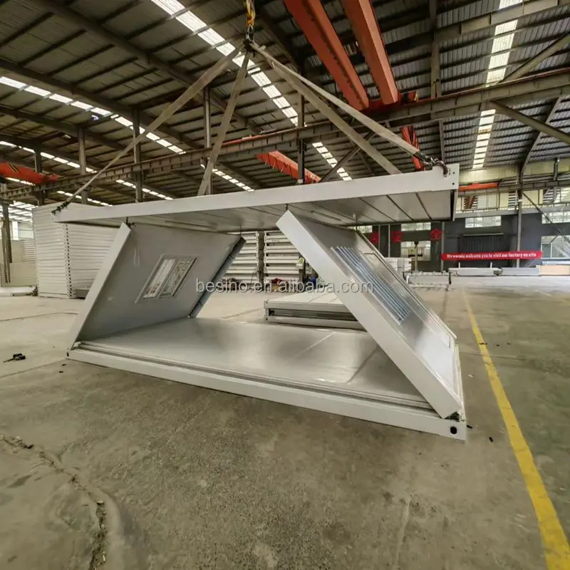 Foldable Container House 40 Ft Panel Prefab Modular Tiny Foldable Container House Tiny House Foldable