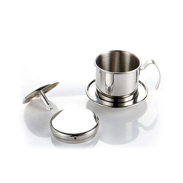 Household Coffee Pot 304 Stainless Steel Vietnamese Coffee Filter Cup Drip Vietnam Drip Coffee Pot