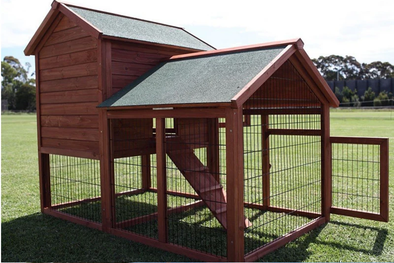 In Stocked Large Outdoor Chicken Cage Hutch Indoor Cheap Wooden Chicken Coop