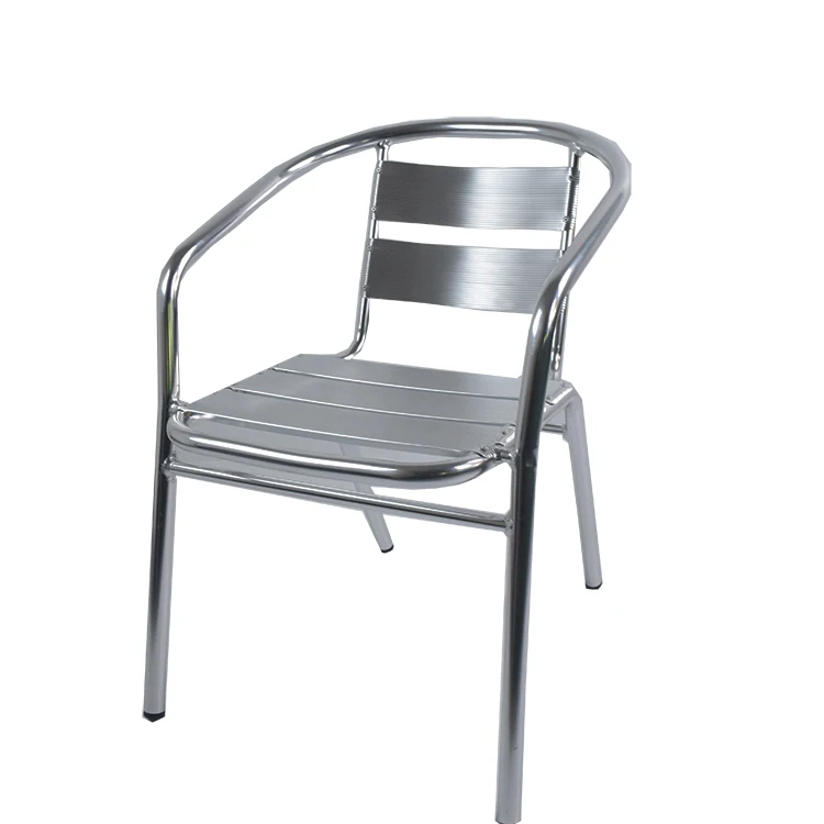 Outdoor Garden Patio Stainless Steel Hotel Tavern Beer Aluminum  Chair