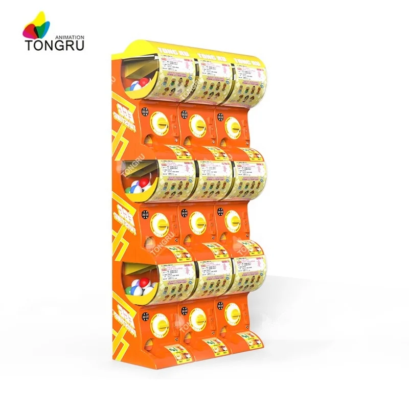 Gacha egg twist game mini plush stuffed animal kids gashapon machine ball candy toy capsule vending machine