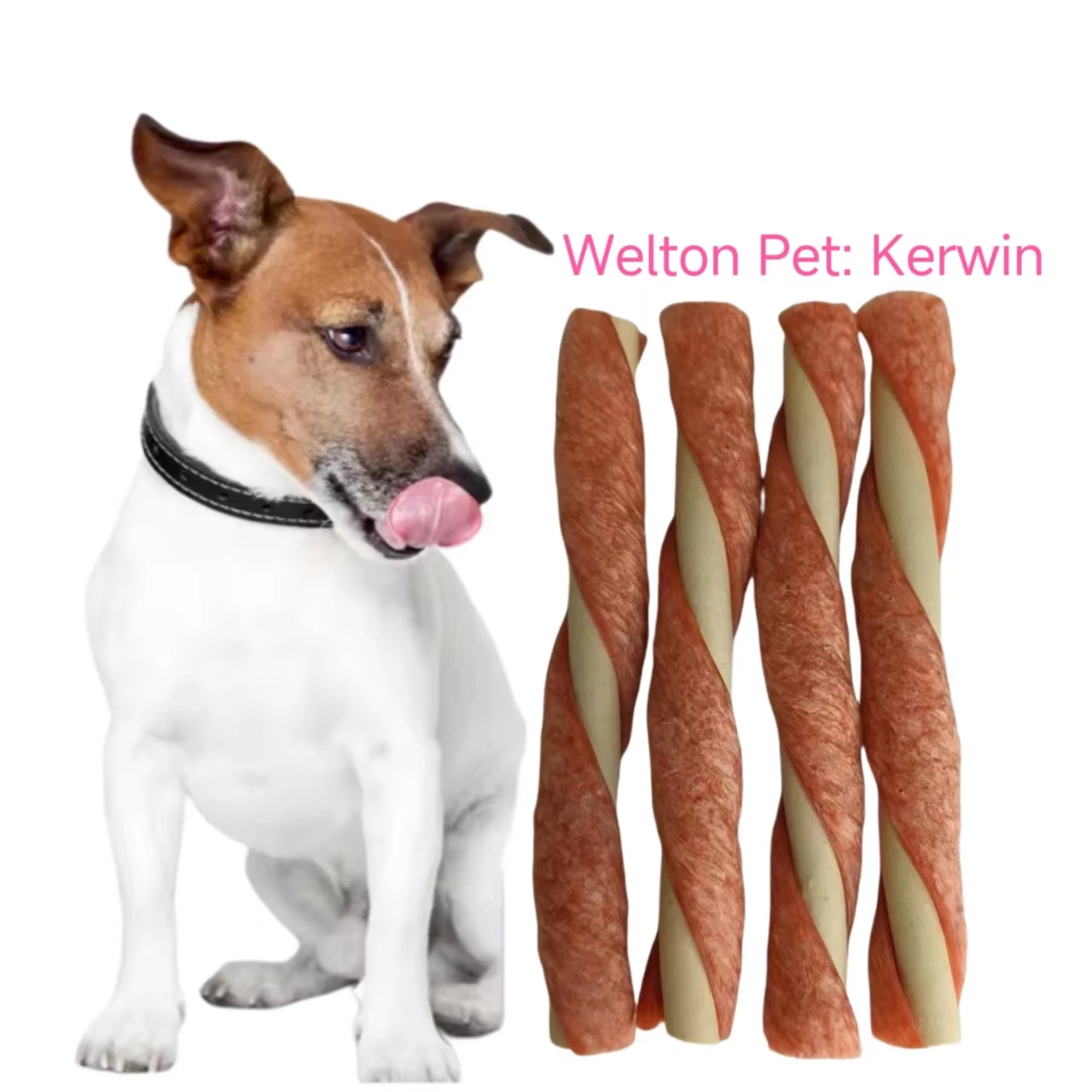 New OEM Pet Food Stick Wholesale Strawberry Flavor Soft And Chewy Dog Treats Premium Pet Dog Molar Snack For Dental Chews