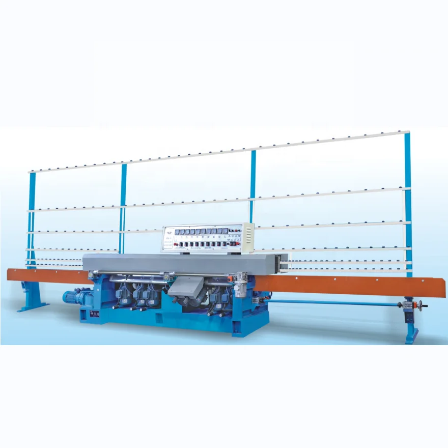 BEIJIANG Automatic Control Glass Edging And Polishing Machine Straight Edging Machine For Flat Glass