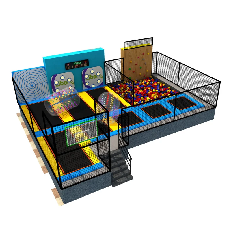 ASTM Standard Commercial Kids Indoor Trampoline Park for sale