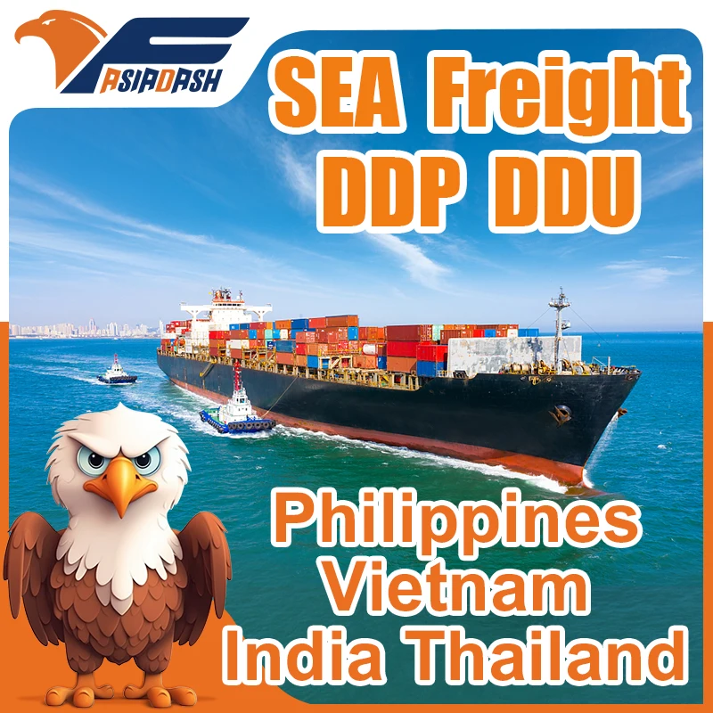 Sea Freight FCL and LCL Cargo Logistics Service from China to Vietnam Philippines DDP Service Container Transport
