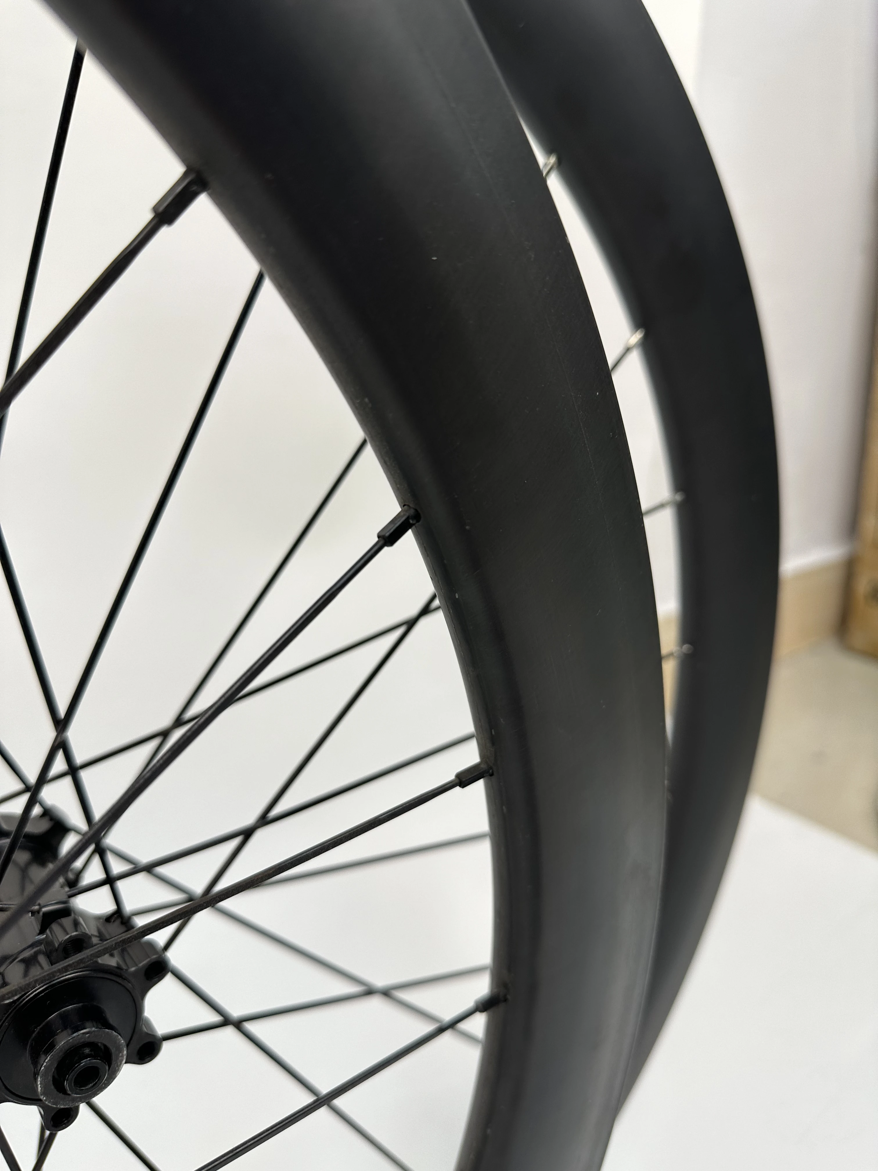 Road Bicycle Carbon Alloy Wheel Clincher 23mm Width with Powerway Hub Bicycle Wheelset Ultralight 50mm Depth 700C V Brake