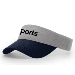 Custom OEM Breathable sports cap golf mesh sun visor hat