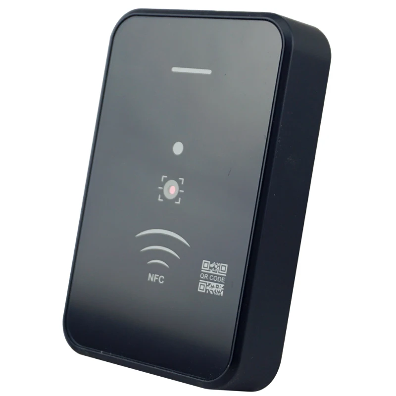 QR reader for door access control system with user use WeChat Mini program to open door