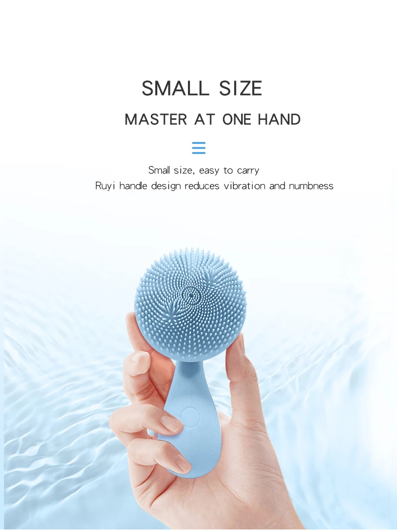 Портативный ручной Brosse nettoyante Pour лица инструменты силиконовый Sonic зубная щетка для чистки