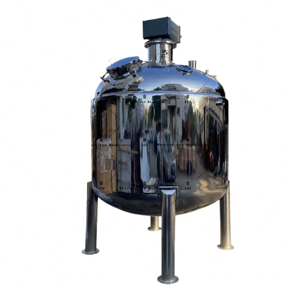 2000L Lubricating Grease Food Grade Vacuum Mixer Emulsifying Stirrers Tomato Paste Machines Mayonnaise Making Machine