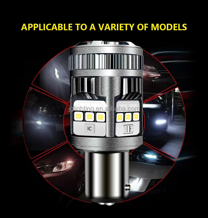 Wholesale Price Car Accessories Canbus Led Bulb  BA15S 1156 1157 BAU15S T20 7440 7443 Driving Turn Signals DRL