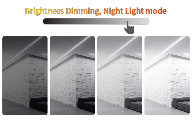 Laimi 4-зонный ССТ регулируемая Сенсорная панель дистанционный настенный контроллер цветовая температура Яркость Диммер для светодиодной ленты