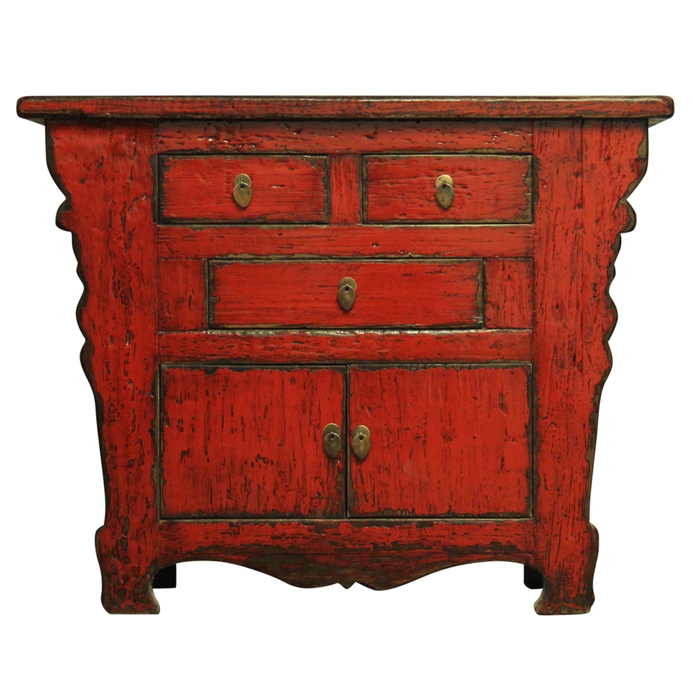 
chinese antique furniture wedding wardrobe East Art storage cabinet old furniture bar cabinet solid wooden painted sideboard 
