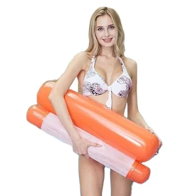 Spot hot sale inflatable Swimming Pool Foldable floating bed water air bed adult swimming thickened inflatable bed