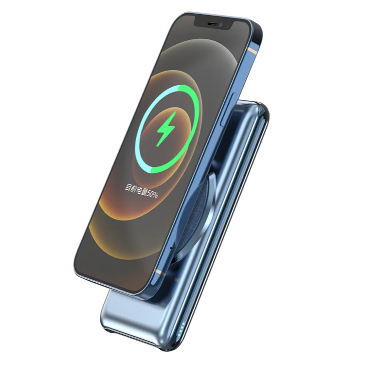 Best Sellers 2021 10000mah  Magnetic Wireless Charger Power Bank