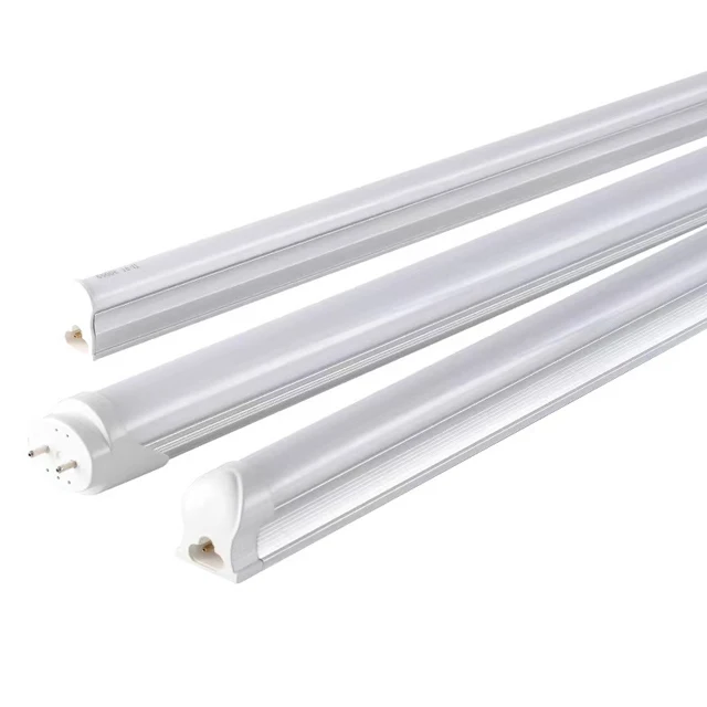 New T8 led glass tube 360 degree 18w red 36w 18watt 110v 24v 12v fluorescent linear light with motion sensor dmx rgb for grow