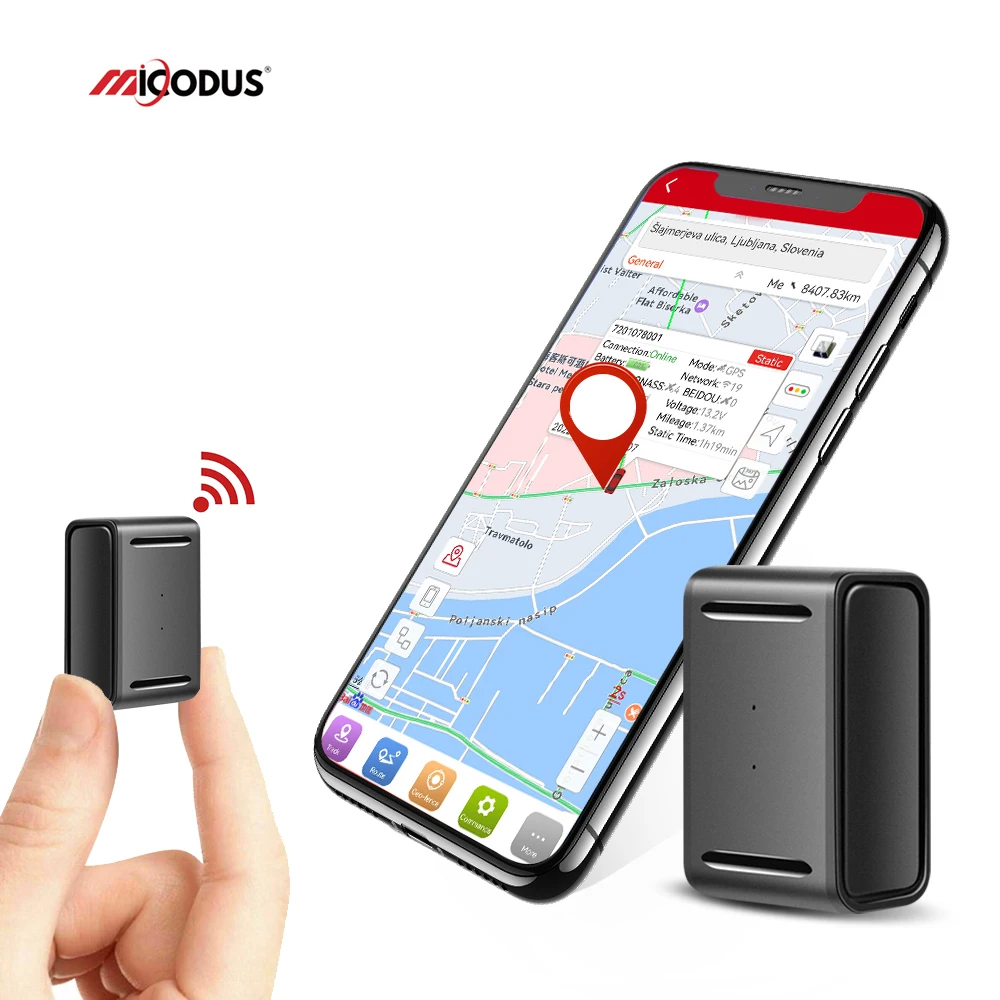Мини GPS-локатор со спутником Micodus ML150 магнитное устройство отслеживания местоположения в реальном времени для людей Наименьший GPS-трекер