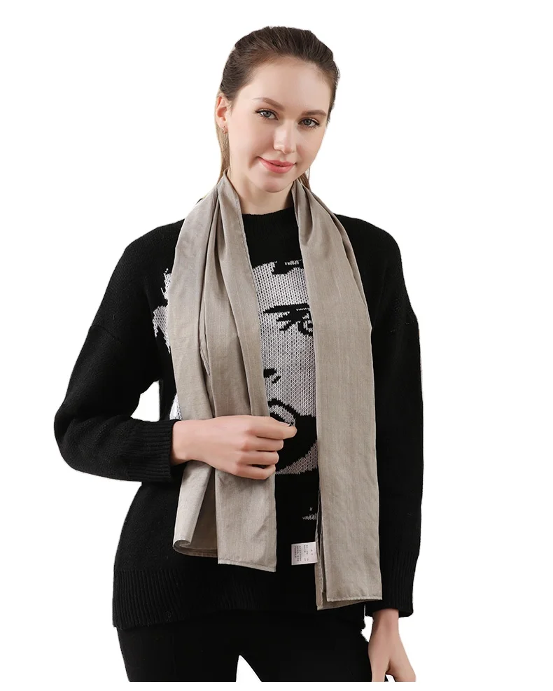 Anti Radiation Scarf Silver Fiber Electromagnetic Radiation Protective Scarf Computer EMF Shielding Neck Protection Scarves