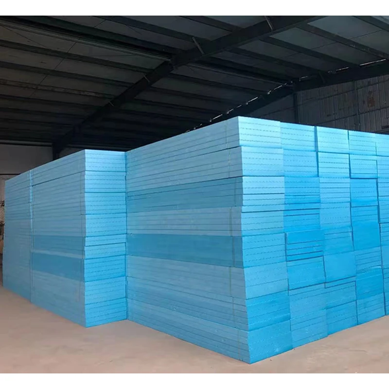 B1 level fire-resistant extruded panel for roof and exterior wall insulation