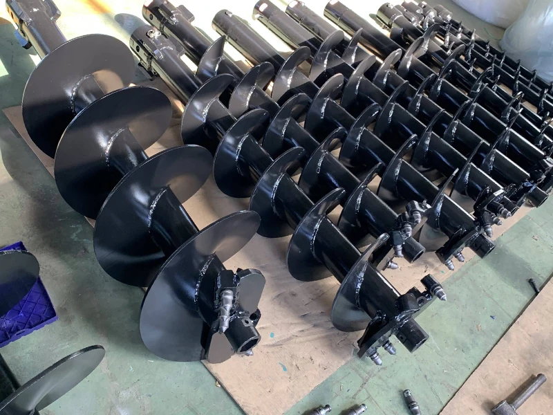 Ever-power Rock Clay Soil Ground Hole Digging Machine Excavator Auger Attachment Auger Drive with Sharp Teeth