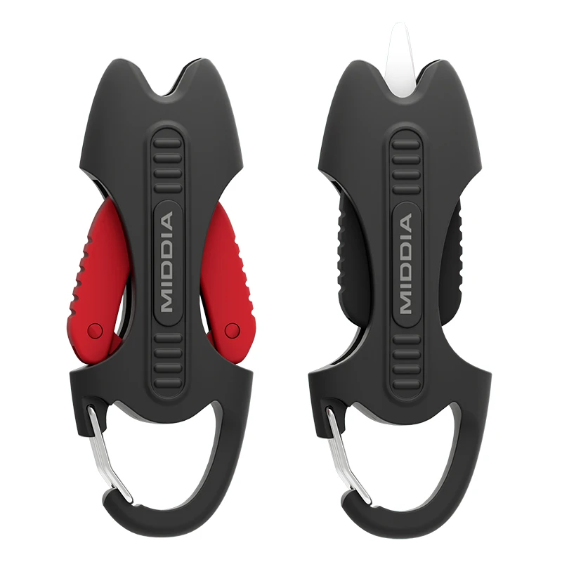 Wholesale The Best Fishing Cutting Tools Ceramic Braid Scissors With Carabiner