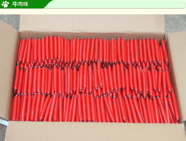 Оптовая продажа от производителя закуски для домашних животных ветчина колбаса корм собак курица говядина утка щенок взрослые собаки оптовая