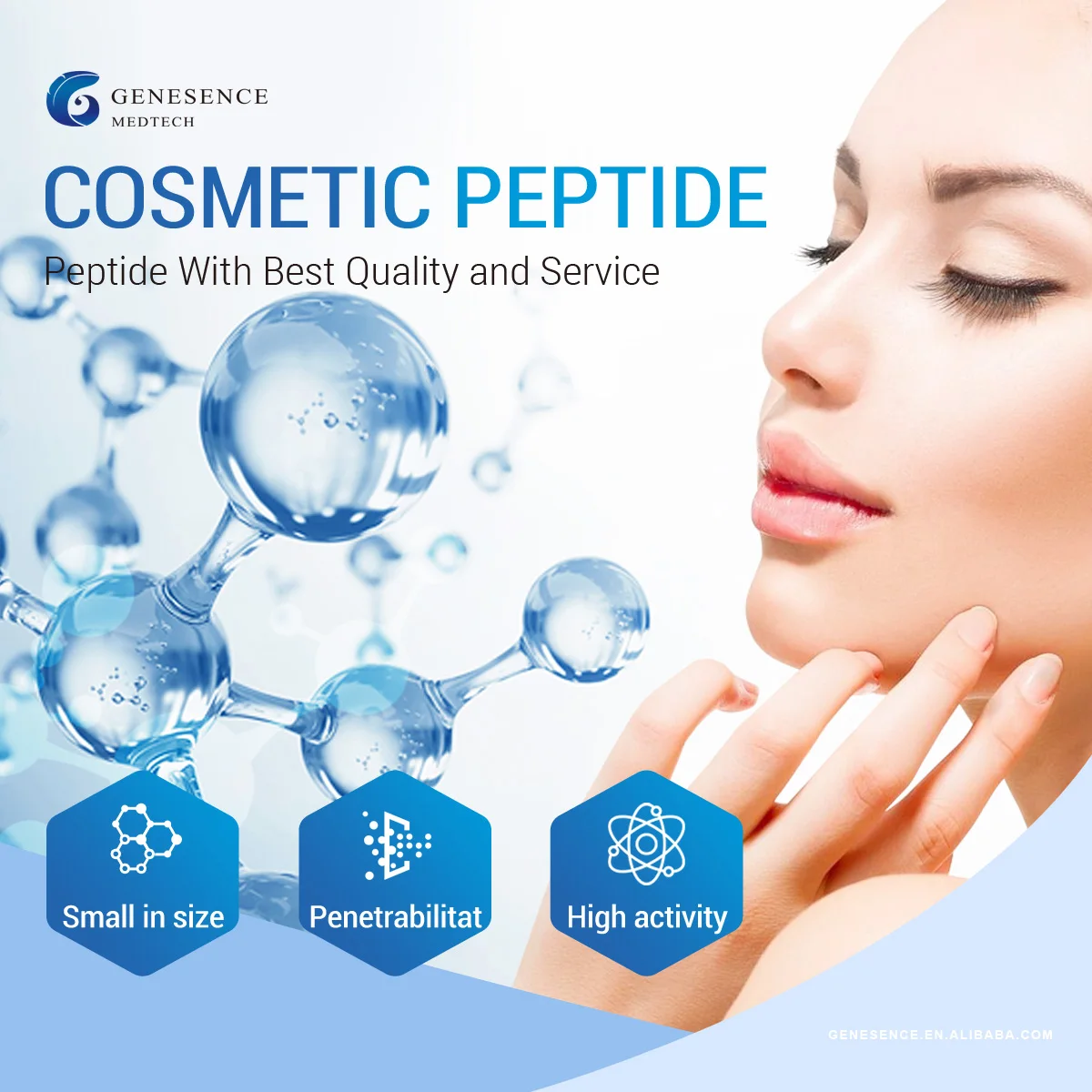 High Quality Peptides Acetyl Tetrapeptide-5 Powder Cosmetic raw materials Cas 820959-17-9