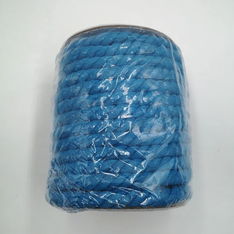 Manufacturer custom thick cotton twist climbing rope