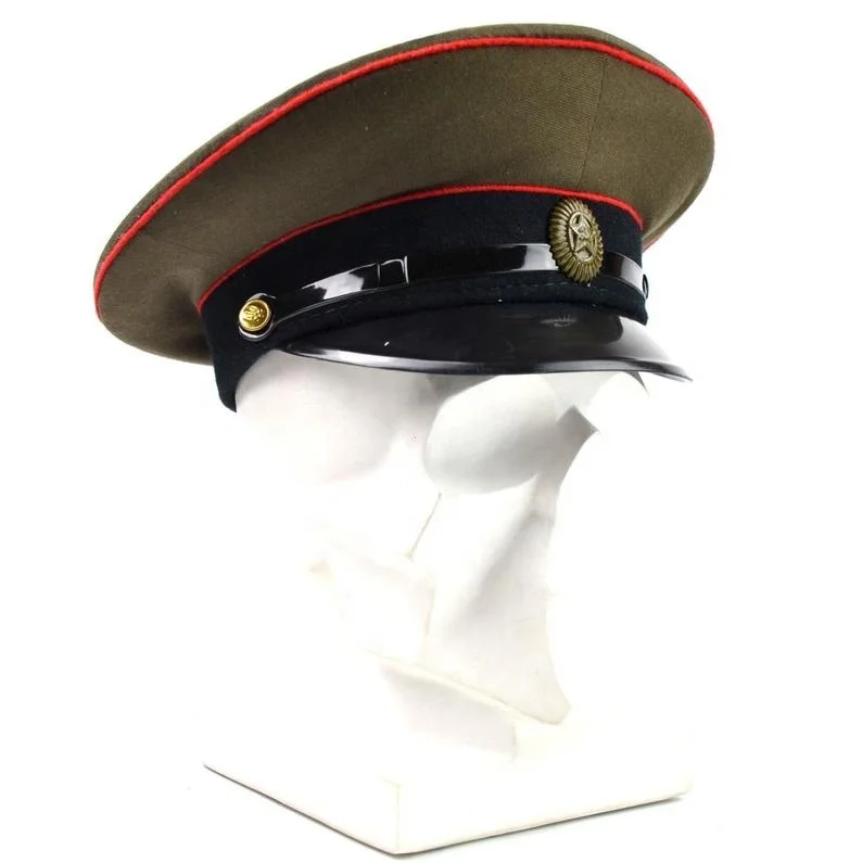 
Original Russian Military Visor Army Officer Tank Division Peaked Hat 