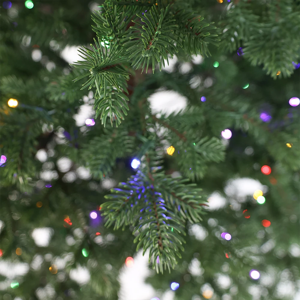 Outdoor&Indoor Wholesale Christmas Decoration Prelit Artificial Premium Needle Pine Green Christmas Trees