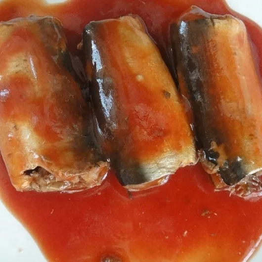 Canned fish and seafood delicious Canned Sardine In Tomato Sauce