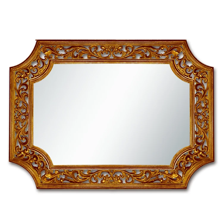 Banruo European style luxury plastic PU mirror frame moulding for wall decoration