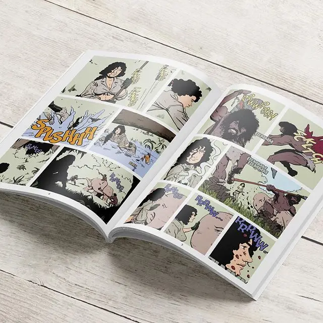 High Quality Custom Full-Color Mini Comic Book Printing Service Low Cost Catalog & English Books on Fancy Paper