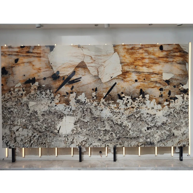 Натуральный Большой Бежевый Кварцит Патагонии