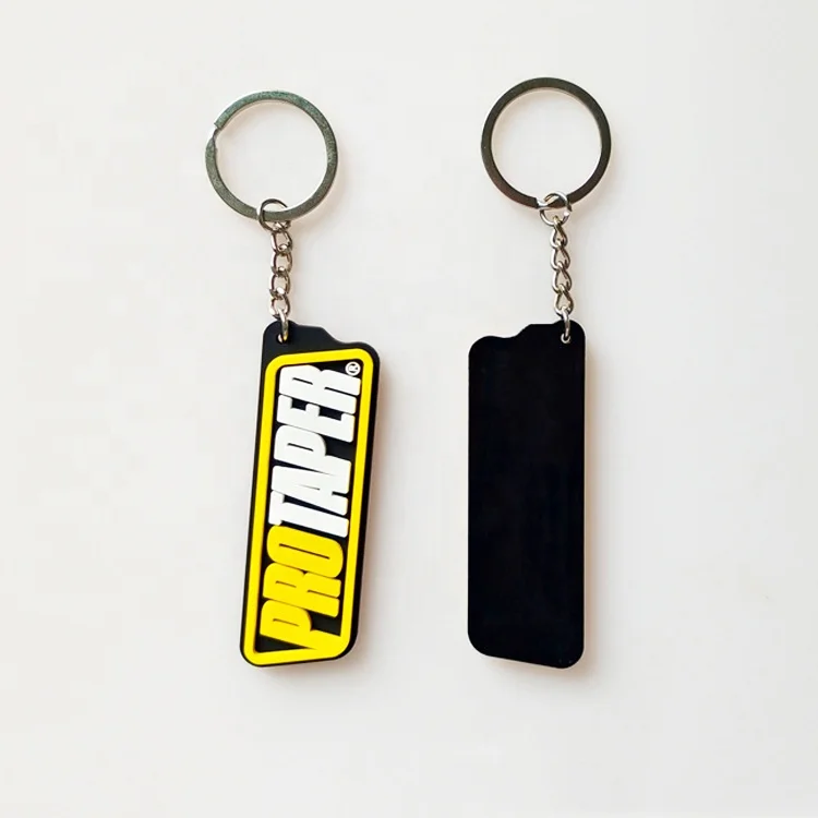Custom 2d soft pvc keychains Personalized Soft Rubber Keyrings 3d customized Silicone Rubber Key chain