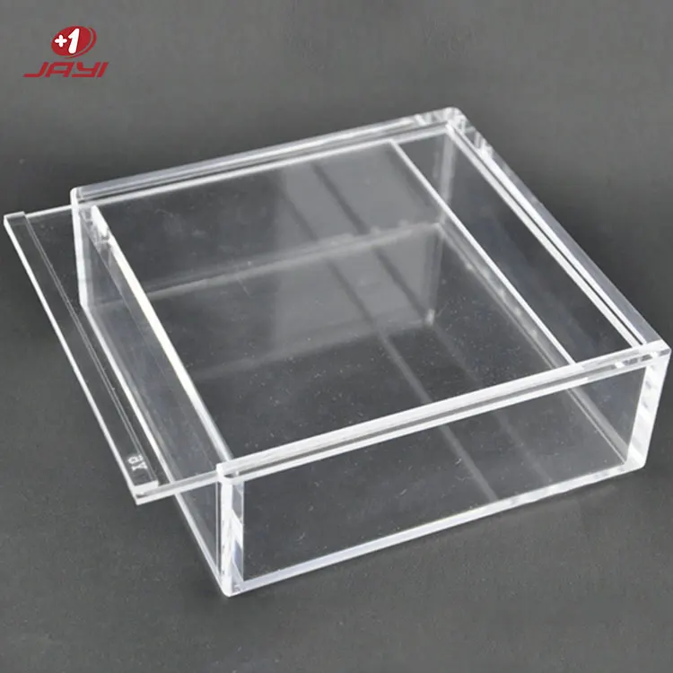 \t acrylic sliding lid box