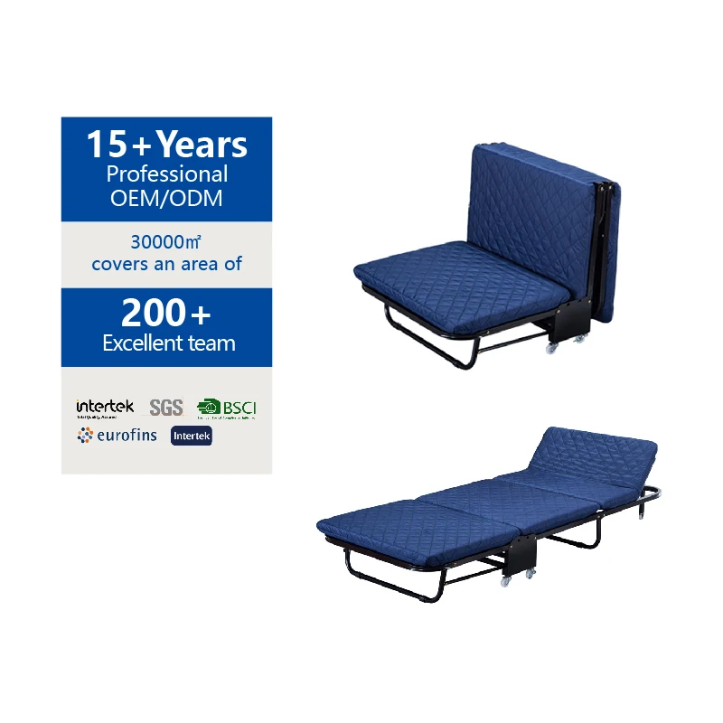 Manufacturers supply folding siesta bed sheet person office adult  Hotel Metal Single Rollaway Extra Bed Furniture Folding Bed