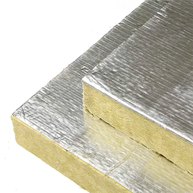 Thermal Insulation Soundproof Blanket Sound Absorption Material Sandwich Panels Rock Wool Aluminum Bubble Foil