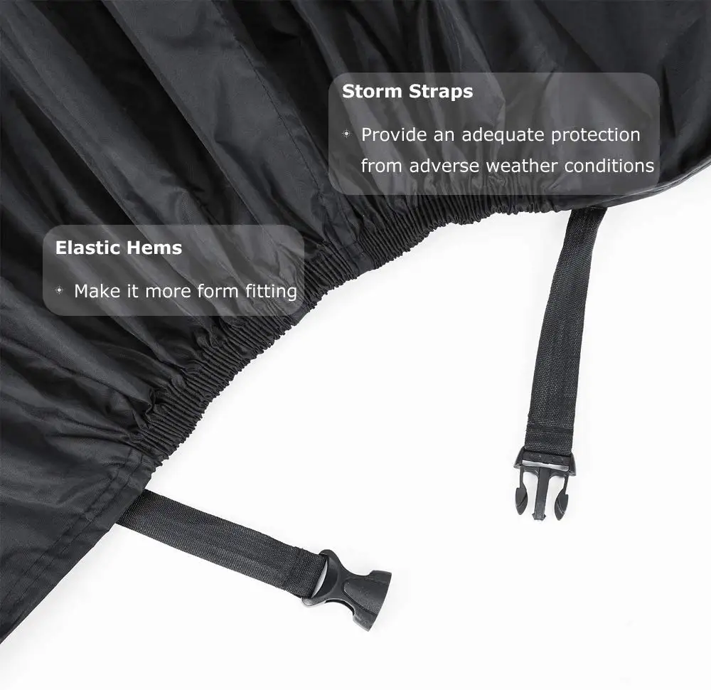 Heavy Duty 600D Waterproof Bicycle Cover Outdoor Dustproof Tearproof Bike Cover