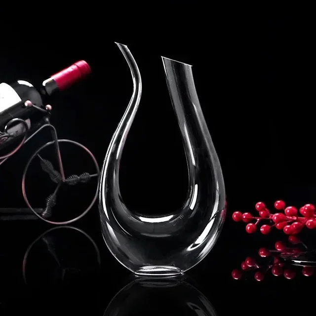 U-shaped Swan Kettle Crystal Decanter 1500ml wine separator